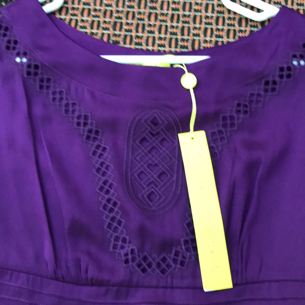 Catherine Malandrino  silk top size 4 New - Picture 3 of 6